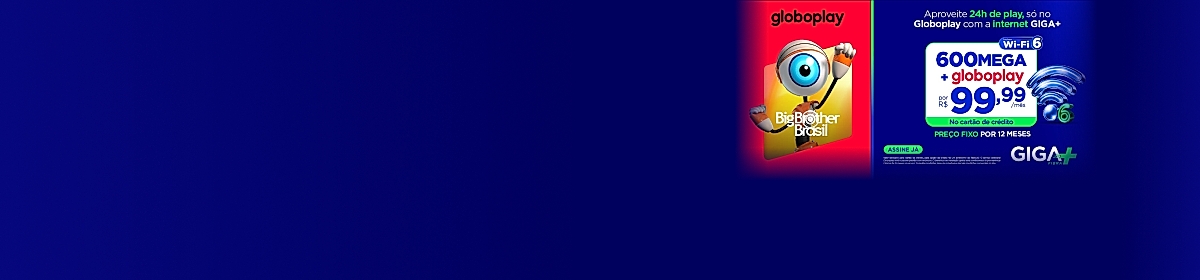 Imagem promocional da Giga Mais Fibra com destaque para internet fibra óptica